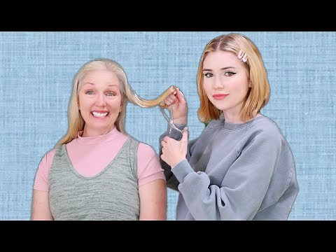 Cutting Mama Maples Hair.. against my will *she is a copycat*