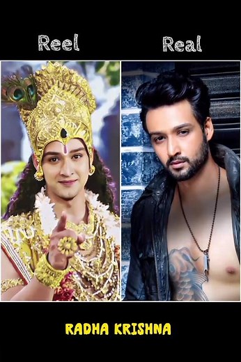 Radha Krishna serial cast Reel and Real #radhakrishna #serial #actor #cast
