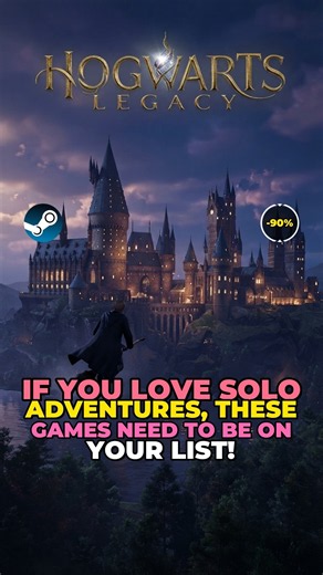 If You Love Solo Adventures, Hogwarts Legacy Needs To Be On Your List!#steam