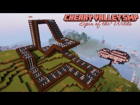 Building the Log Flume's housing on Minecraft Monday