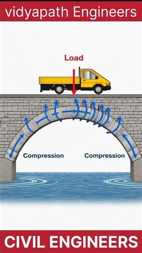 Why Load Doesn’t Break Arch Bridge? 🤔