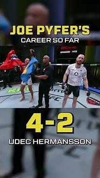 Joe Pyfer's Career So Far #ufcseattle