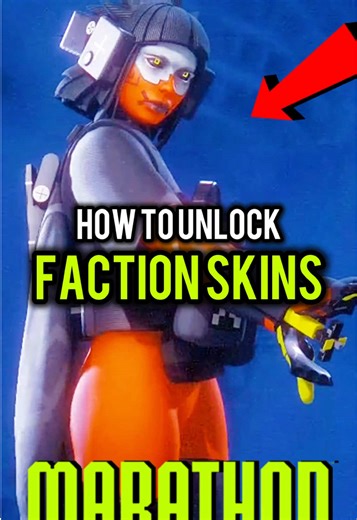 How to Unlock Faction Skins in Marathon FREE RUNNER SKINS 🐛 #Marathon #MarathonCreator #Bungie #marathonthegame #fyp