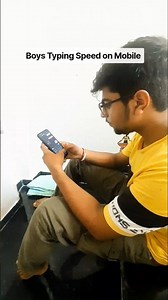Boys Typing Speed on Mobile Vs Speed on Computer #vlog #shorts