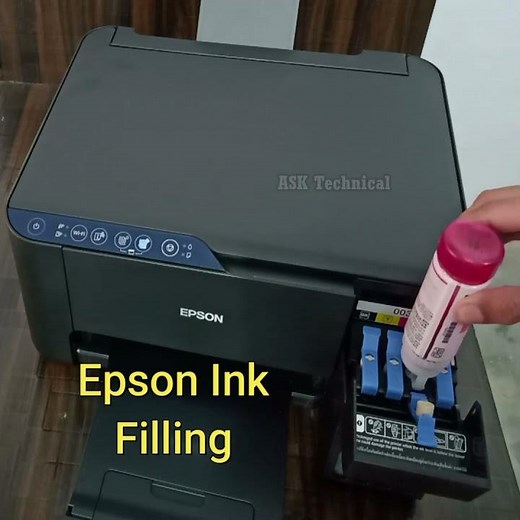 How To Fill Ink in Printer | Epson Printer | Epson 003 | Epson L3251