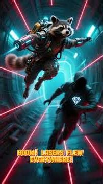Rocket Raccoon’s INSANE Night Chase! 🦝🚀💥