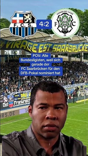 Alle Bundesligisten zittern, weil sich der 1.FC Saarbrücken für den DFB-Pokal nominiert hat #fcs