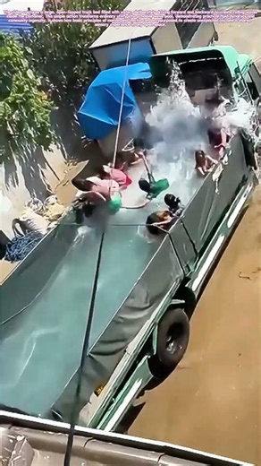 Making Waves: How a Truck of Water Builds a Beach on Wheels