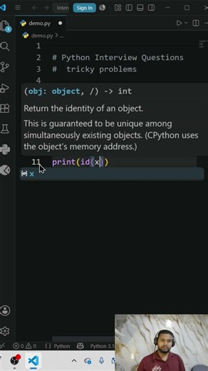 python interview question ⁉️ problem ll python intermediate programs for students and developers