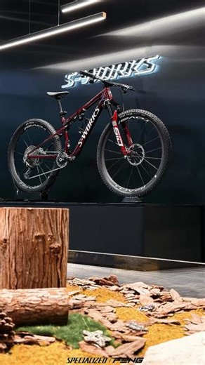 Epic9红色实车发射！#车架美学.#epic9 #specialized #闪电自行车 #山地车