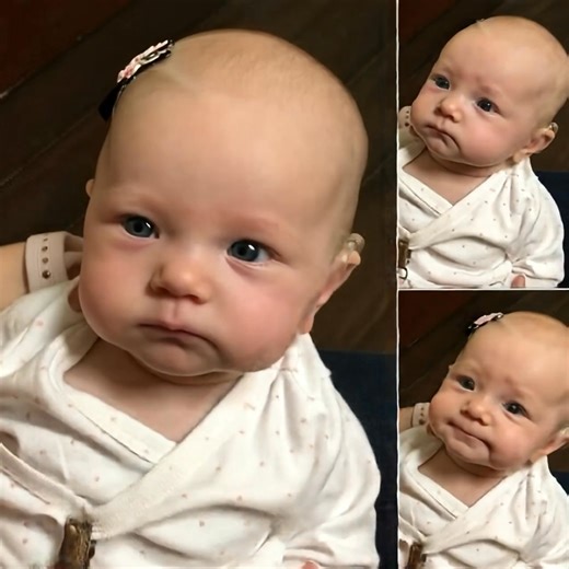 A deaf baby, hearing her mother say “I love you” for the very first time, is visibly overwhelmed with emotion and so is everyone watching. ❤️😭This heart-melting moment brought the internet to tears. 👀👉👉Witness the purest reaction in the full video waiting in the top comment below. ⬇️⬇️⬇️ | Fun Day