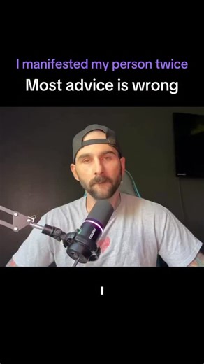 Joseph Manifesting on Instagram: "I manifested my person twice… Most advice is wrong #manifestation #manifestlove #manifestvourex #specificperson"