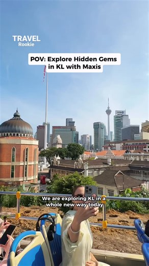 Travel Rookie Malaysia on Instagram: "Wait… a FREE double-decker sightseeing bus around KL?! 😍🚌 Yes, it’s real! And it’s part of Maxis’ limited-time experience! Maxis users can explore Downtown KL in a whole new way! Either hop on this sightseeing bus 🚍 or explore at your own pace with Miya, Maxis’ AI-powered assistant 🤖✨ Perfect for travel rookies who love discovering the city without the stress! Check out the link in bio for more info! #ExploreWithMaxis #TomorrowBeginsToday"