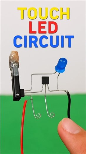 ⚡ Touch LED Magic! | #touch #diy