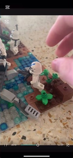 Clone trooper VS droid moc