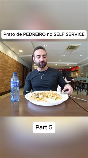Prato de PEDREIRO no SELF SERVICE #food #comédia #mukbang #foodpark