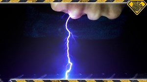 Creating a tiny lightning storm in a controlled experiment