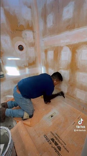Schluter Ditra Heat Waterproofing with Kerdi Membrane
