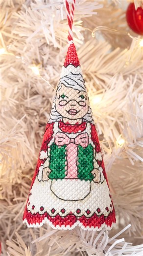 Get 6 issues of The World of Cross Stitching for just £32.99 and start with a special edition that includes a 3D Mrs Santa Claus cone decoration kit. Everything you need is inside the pack, plus pages filled with festive charts to stitch and share. Subscribe by 8 October to claim yours. | The World of Cross Stitching