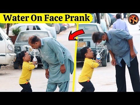 Water On Face Prank - Funny Public Prank | New Talent