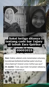 Syukur tiada jawapan tu doktor. Code bar 1njury, garis-garis merah yang biasa dibuat menyerupai kod bar sampai jadi parut kalau sudah sembuh. Selalu dibuat oleh anak2 muda yang kecewa. Kred to Harian Metro. #codebar #InkuesZaraQairina #inkueszara #barcode | Elicia Audrey