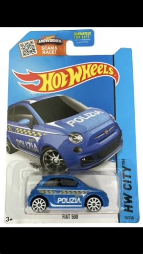Monarca Diecast Garage on Instagram: "The Fiat 500 is a two-door, four-passenger, transverse front-engine, front wheel drive city car. Designed by Frank Stephenson and Roberto Giolito based on the Fiat Trepiùno concept, the 500 features styling inspired by that of the original Fiat 500. Produced since 2007, the Fiat 500 is a multi-award winning design, winning numerous awards since the beginning of production. The 2015 "Polizia" release features the Treasure Hunt flame logo printed on the card b