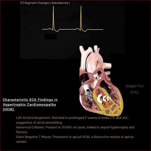 How Hypertrophic Cardiomyopathy Changes Your Heart (ECG Findings)