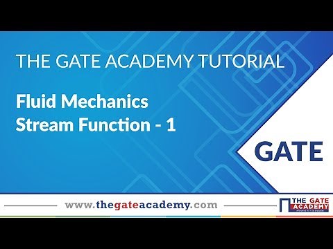 Stream Function - 1 | Fluid Mechanics | ME/ CE