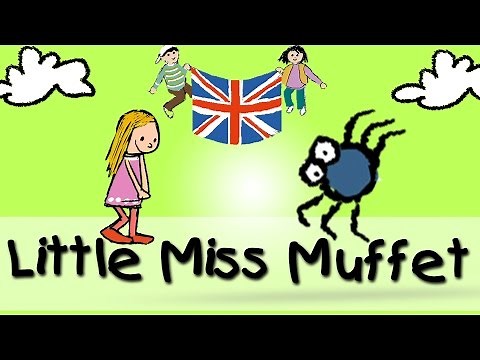 Little Miss Muffet - englische Kindergarten Lieder || Kinderlieder