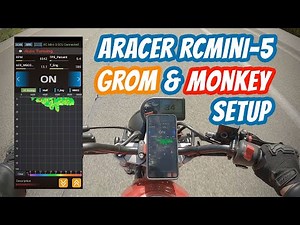 aRacer RCMini5 / RCMiniX Setup for the Honda Grom and Monkey