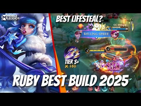 LIFESTEAL DOESN'T MAKE SENSE! RUBY BEST BUILD 2025 - RUBY MOBILE LEGENDS