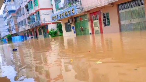 China: Severe Flooding Hits Zhaoqing, Guangdong