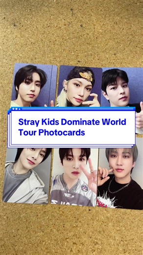 Stray Kids World Tour POB Photocards Available Now