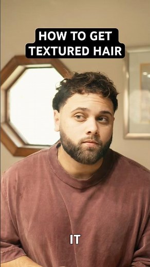 How to Get Textured Hair (Easy Hack for Men)