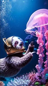 Sloth's Deep Sea Dive: Exploring Ocean Depths in Ultra-Slow Motion