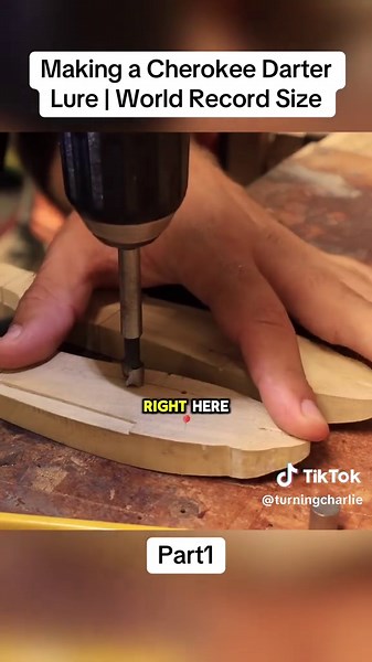 Making a Cherokee Darter Lure | World Record Size. Part1 #fishing #marlingbaits #fishinglure #fis
