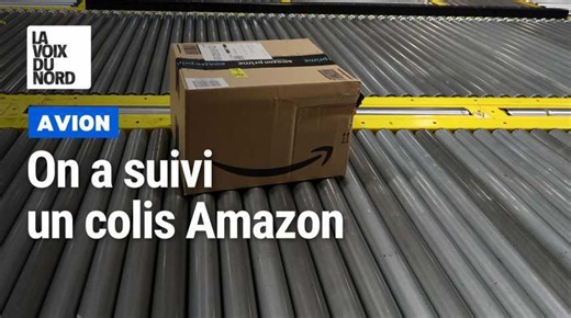 Suivi d'un colis Amazon, de l'entrepôt jusqu'au destinataire.