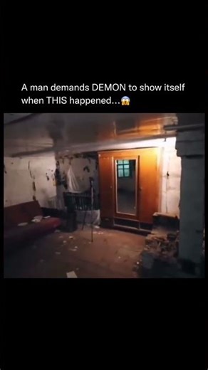 Mirror Explodes After Man Challenges Demon
