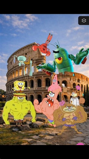 SPONGEBOB & FRIENDS GO GIANT! Chaos at the Colosseum 🤯💥 Patrick vs Plankton Epic Battle! #spongebob