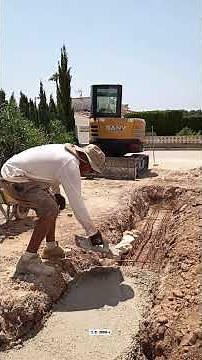 🏗️💪 Step by Step: Excavation, Reinforcement and Pouring of Concrete in Foundations