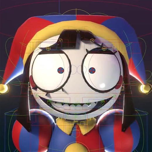 Check out this cool 3D Pomni rig made using Edward Ureña's new Rig Creator add-on for Blender. Grab it for free: https://80.lv/articles/create-character-rigs-with-this-free-blender-add-on/ | 80 Level
