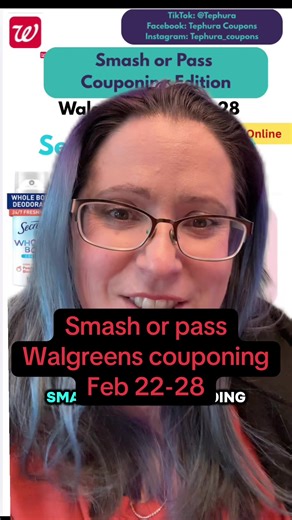 Walgreens Smash or Pass 💙 Feb 22–28 I’m breaking down what’s actually worth it this week 👀 If it’s not a deal… it’s a PASS ❌ What are you smashing? Drop it below 👇#couponing #sale #couponingforbeginners #walgreenscouponing #walgreensdeals