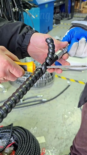 GENIUS Way to Wrap Spiral Hose Guard with SCREWDRIVER 🛠️
