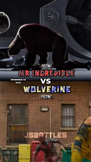 Mr Incredible vs Wolverine