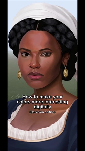 Someone requested this but It won’t let me do a video reply so here you go!! Color zones for dark skin vary from color zones for light skin and not enough people talk about it so here I am. #arttutorial #digitalart #arttok #art #digitalarttutorial t