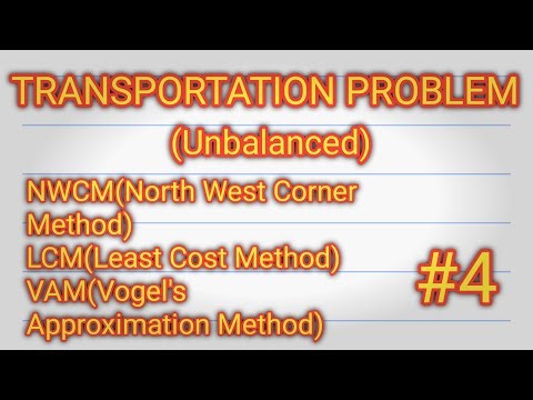 How to convert Unbalanced Transportation Problem into Balanced Transportation Problem in 7 mins.