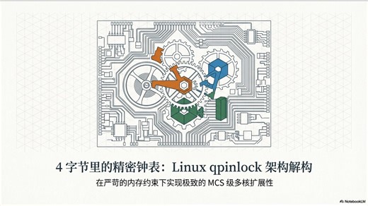 只有4个字节的Linux内核地基-qspinlock高性能原理解析