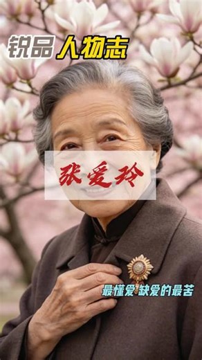 名人故事-张爱玲 她死的时候，过了七天才被人发现。堂堂民国才女，最后孤零零一个人躺在公寓地板上。#历史人物#人物故事#历史名人#张爱玲#名人故事