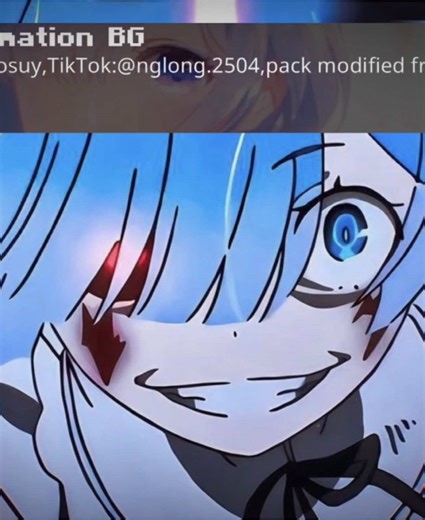 Minecraft Resource Pack: Re:Zero Animation Background