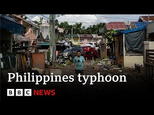 At least 90 dead as typhoon wreaks havoc in the Philippines | BBC News